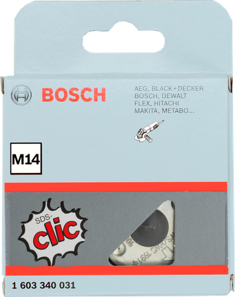 Bosch clic 快速鎖定螺帽 M14，適用於角磨機。